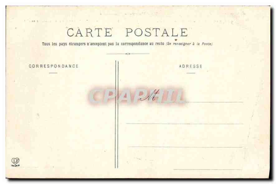 CPA Les Hautes Pyrenees Gavarnie fronton du Cirque Casque de Marbore Breche de Roland Fausse Breche  — Verso