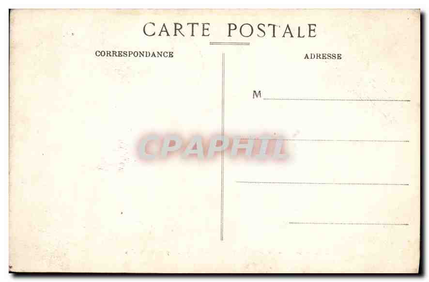 CPA Gavarnie H P Avalanche au pied de la Cascade  — Rückseite