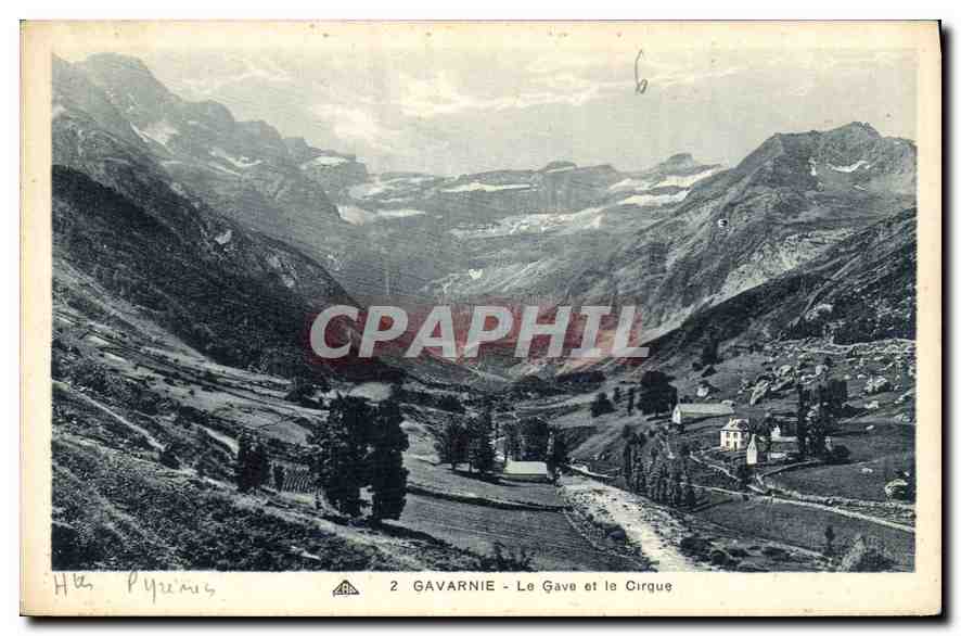 CPA Gavarnie Le Gave et le Cirque 