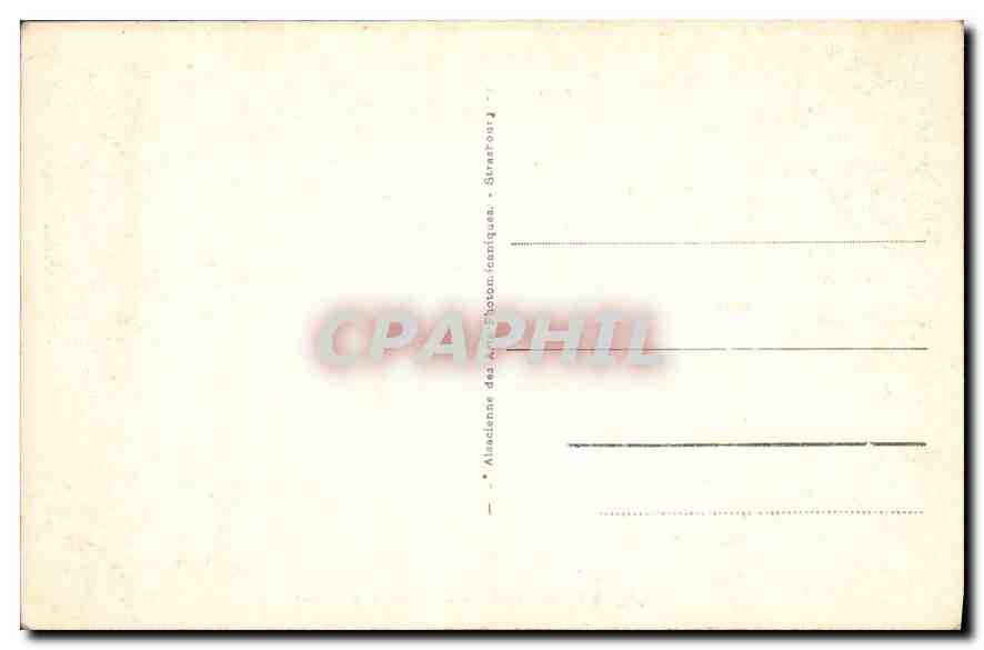 CPA Gavarnie Le Gave et le Cirque  — Verso
