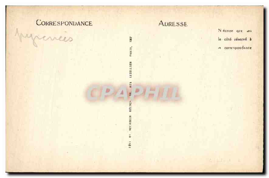 CPA Gavarnie Le Cirque  — Verso
