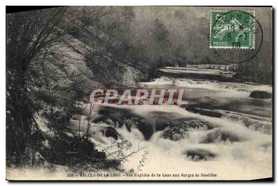 CPA Vallee de la Loue les Rapides de la Loue aux Gorges de Noailles 
