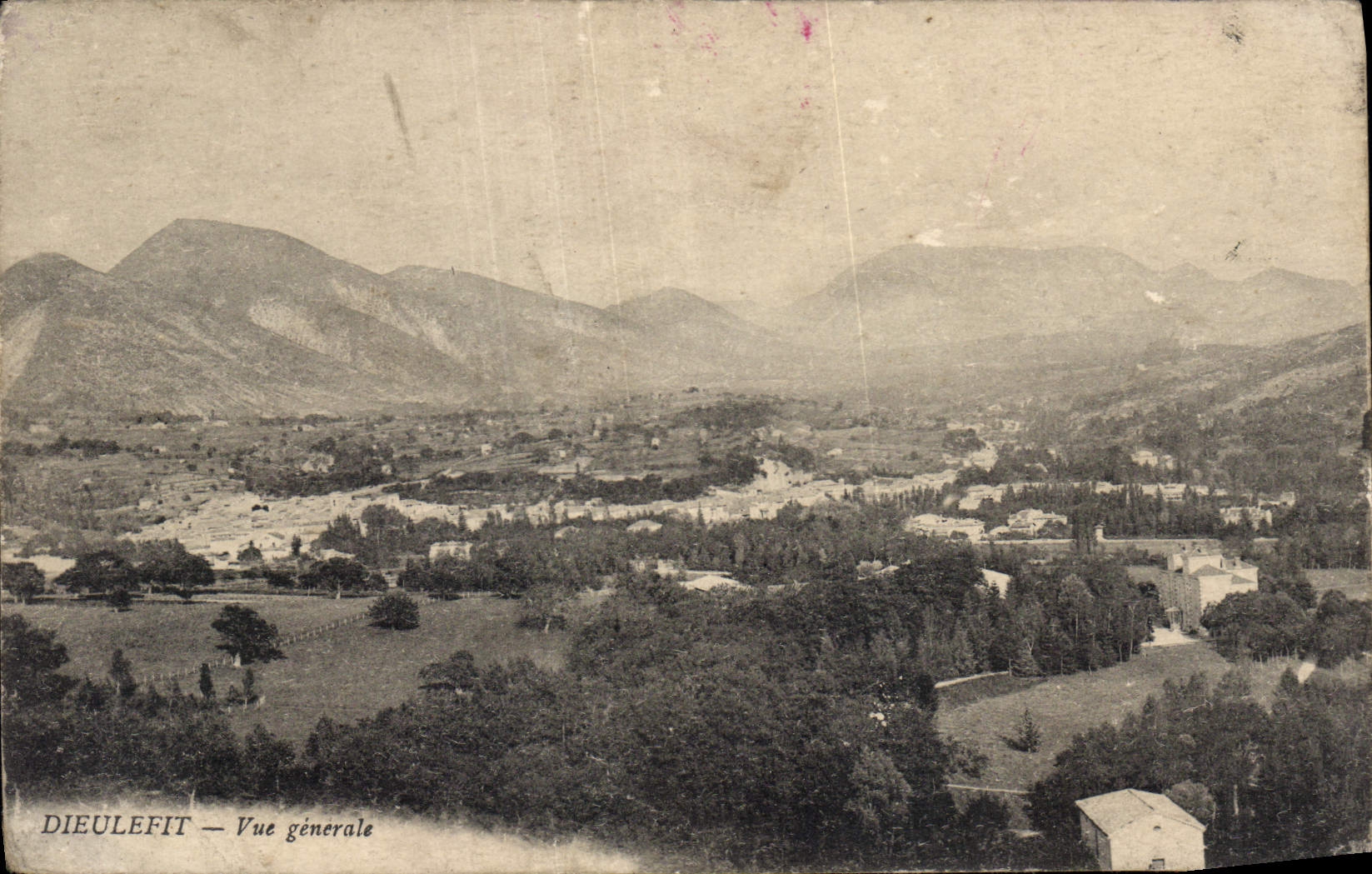 CPA Dieulefit vue generale 
