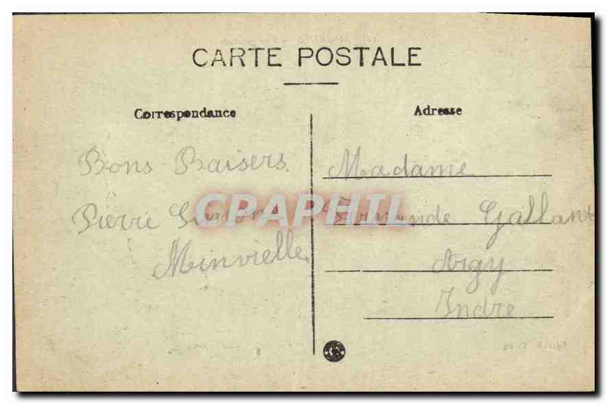 CPA Lourdes vue generale  — Verso