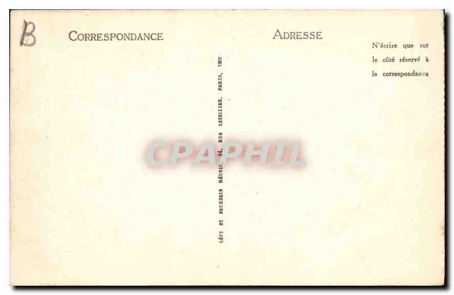 CPA Lourdes le Chemin de Fer Funiculaire du Pic du Jer  — Rückseite