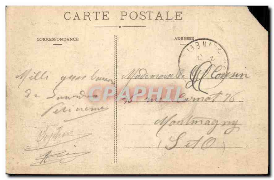 CPA Les Pyrenees Lourdes le Chateau Fort  — Verso