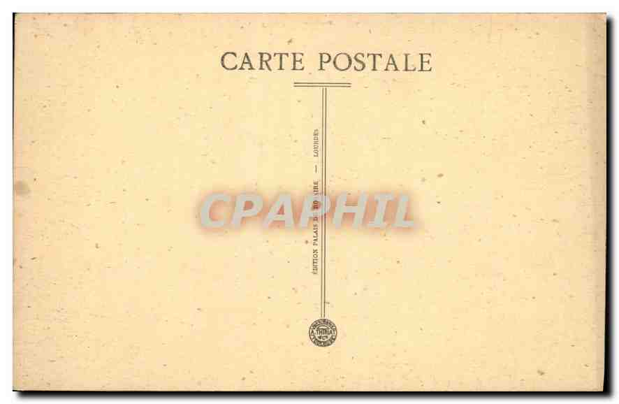 CPA Lourdes Pic du Jer vu du Calvaire  — Verso