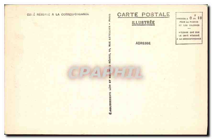 Lourdes — Vue Générale et le Pic du Jer — LL. — Édition LL. — Rückseite