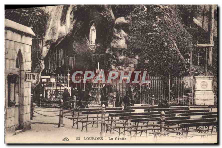 CPA Lourdes la Grotte 