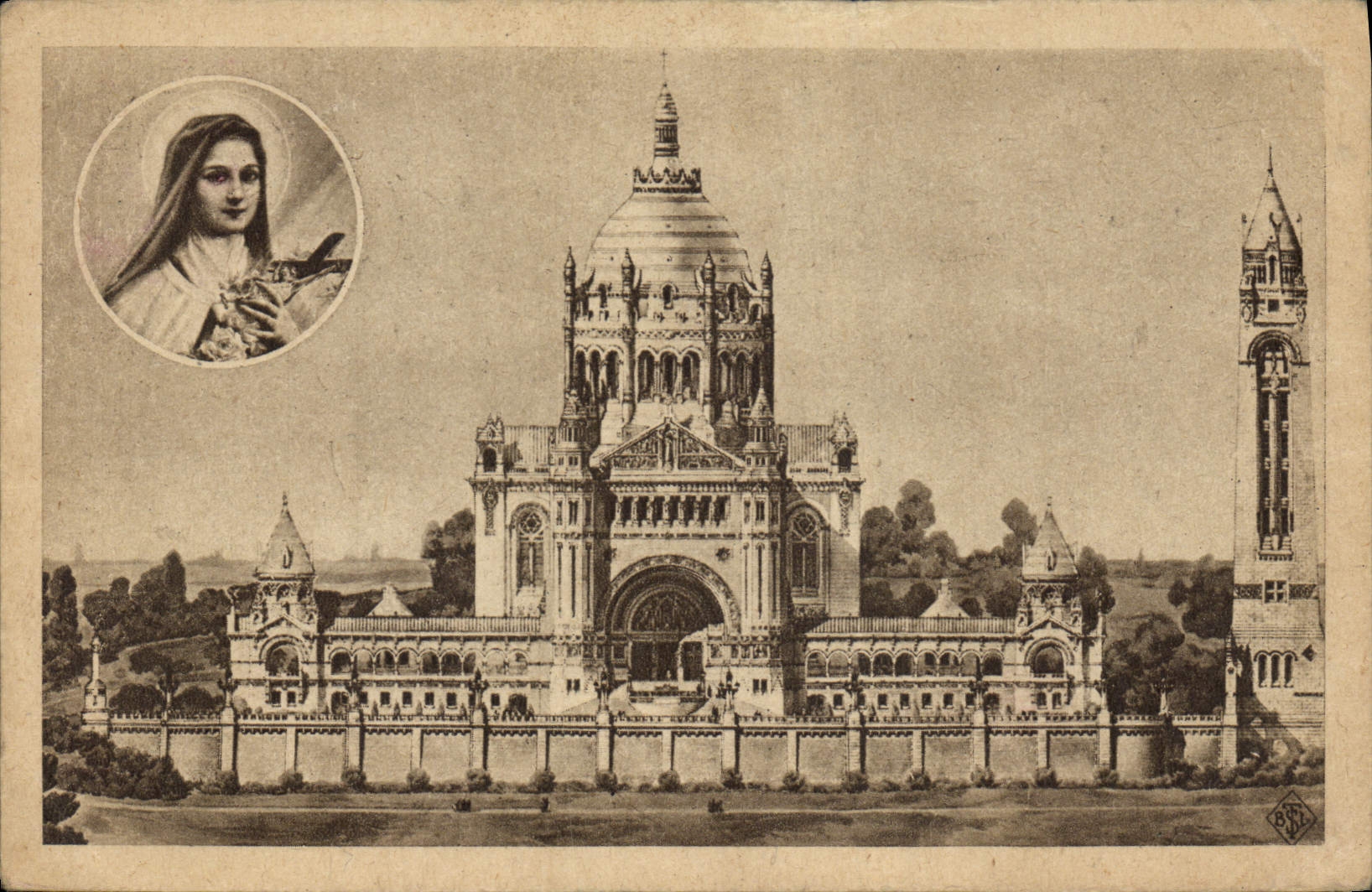 La Basilique de Lisieux — Vue Générale du Projet — Éditeur B.T. n°1