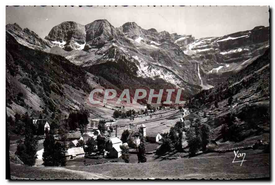 CPA Gavarnie Le Cirque vu du Village 