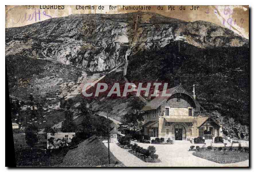 CPA Lourdes Chemin de Fer Funiculaire du Pic du Jer 