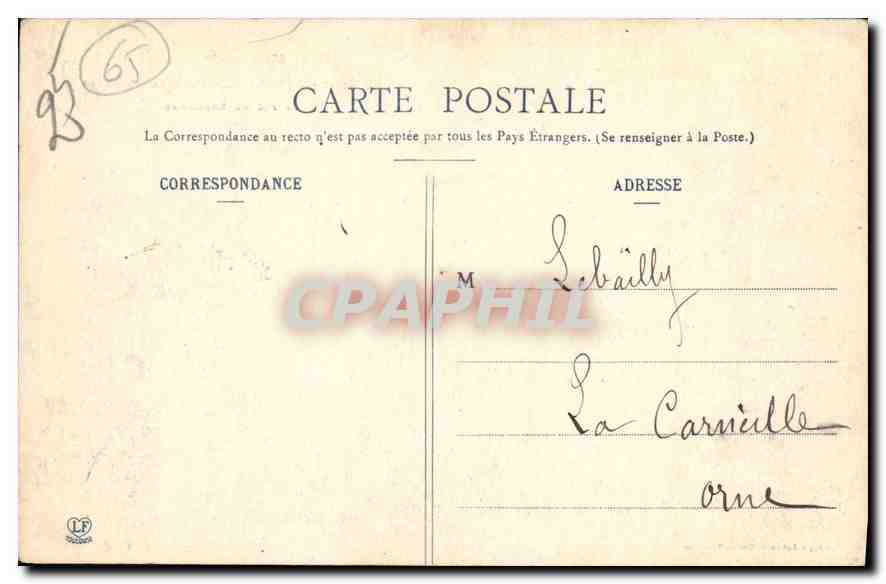 CPA Les Hautes Pyrenees Gavarnie Pont de Brioules et pic de Secugnac — Verso