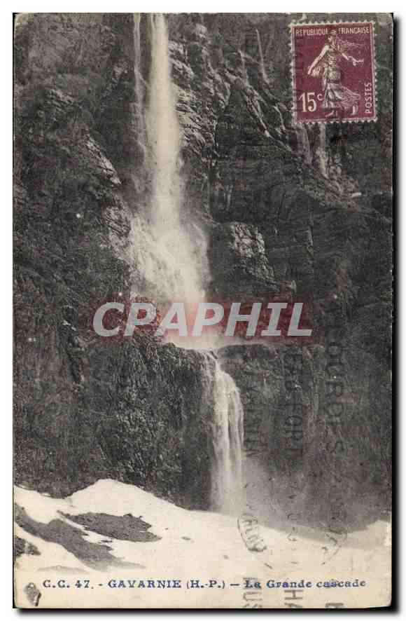CPA Gavarnie H P la Grande Cascade 
