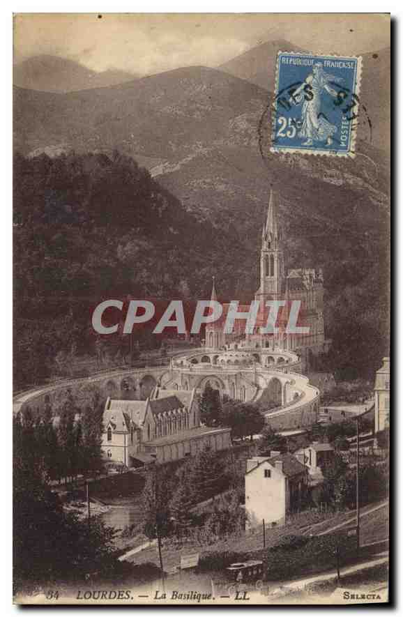 CPA Lourdes La Basilique 