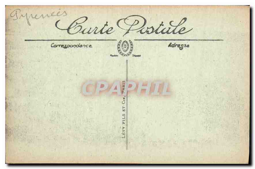 CPA Biarritz Le Casino Municipal l'Hotel du Palais et le Phare  — Verso