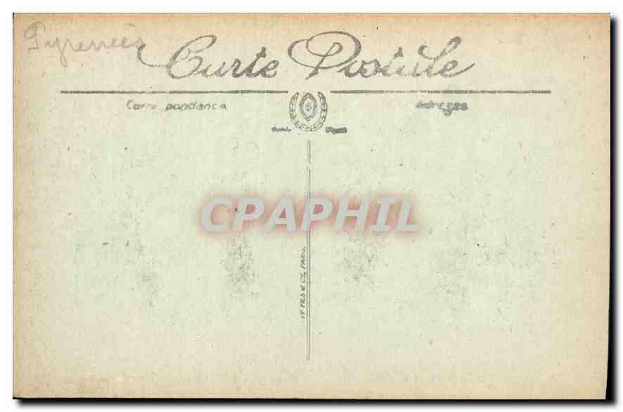 CPA Biarritz La Villa Belza et la Cote des Basques  — Verso