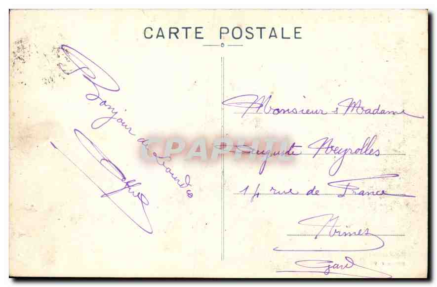 CPA Lourdes Vue generale  — Rückseite