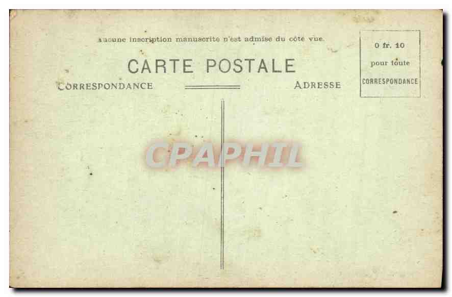 CPA Les Pyrenees Lourdes La Basilique et la Vierge  — Verso