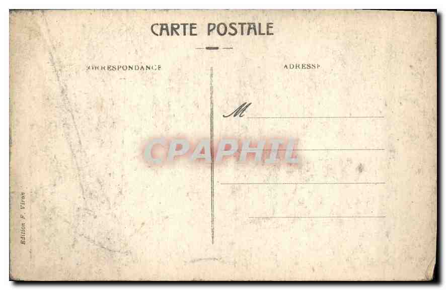 CPA Lourdes l'Apparation  — Verso