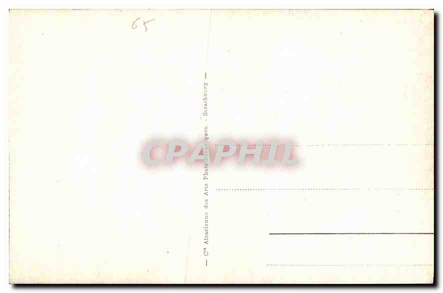 CPA Lourdes Apparrition de la Vierge  — Verso