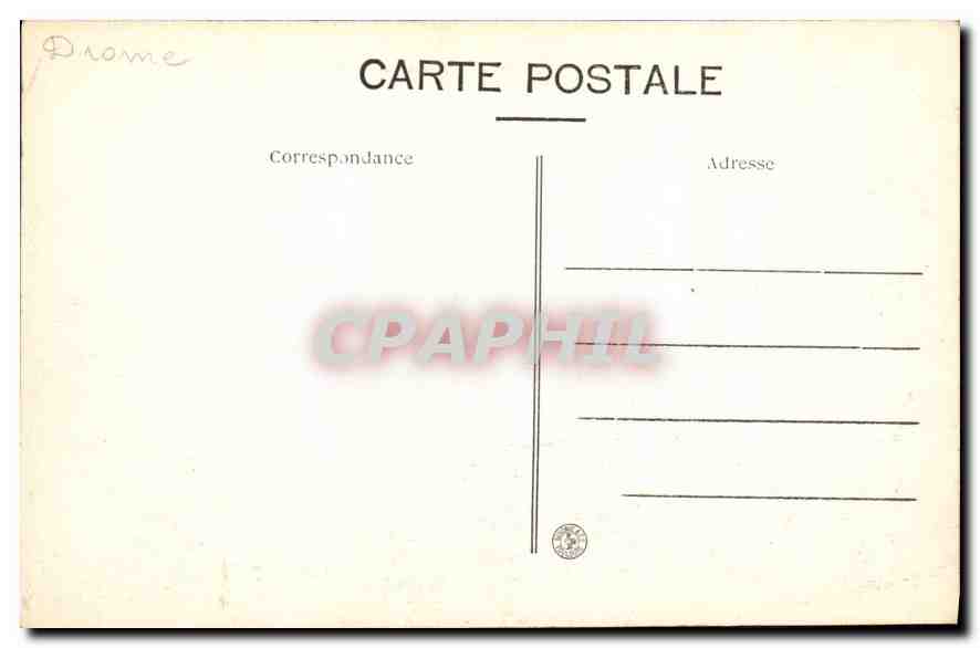 CPA Dieulefit Passage des Gorges de Vente et Saint Maurice  — Rückseite