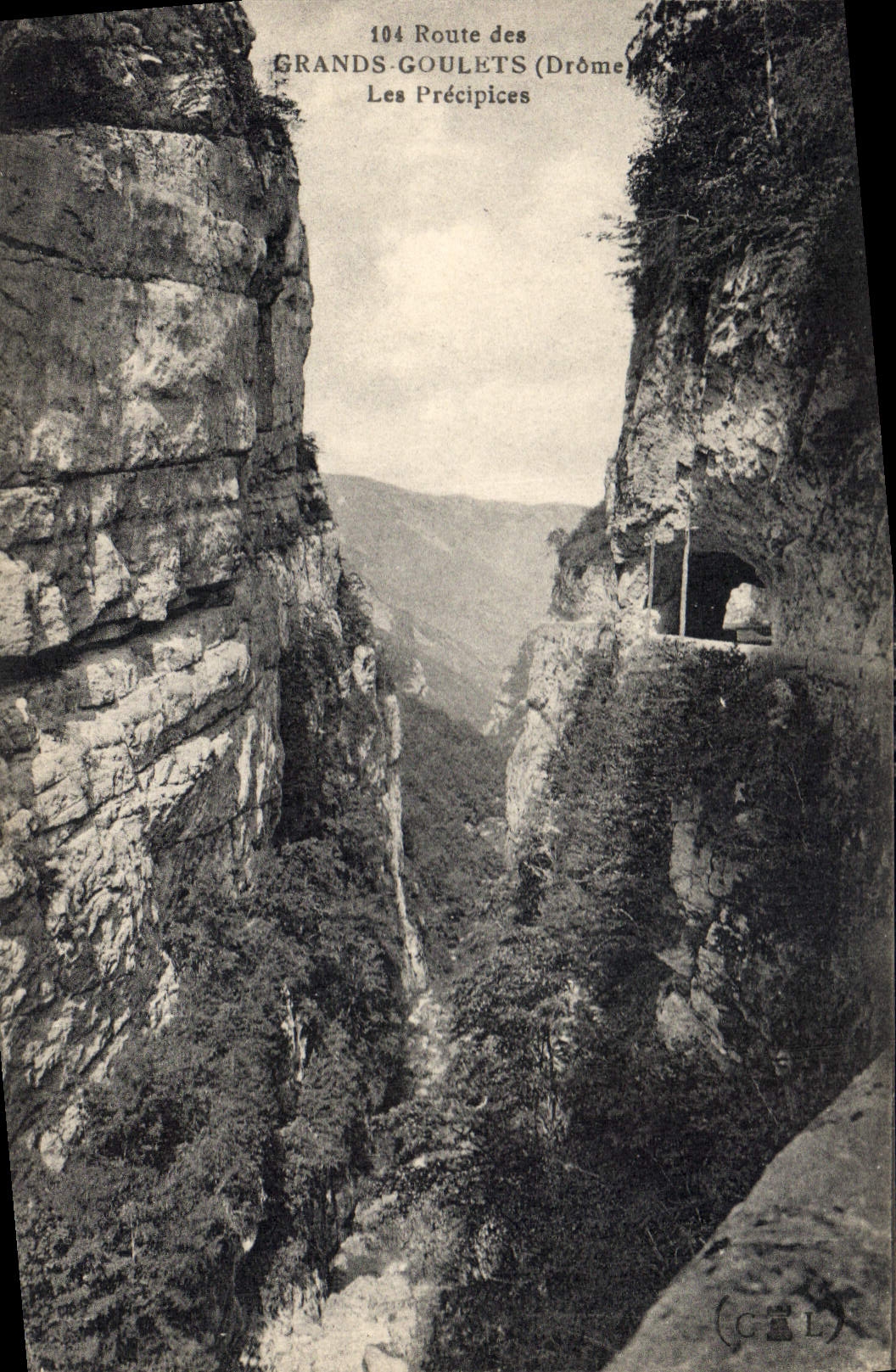 CPA Route des Grands Goulets Drome les Precipices 
