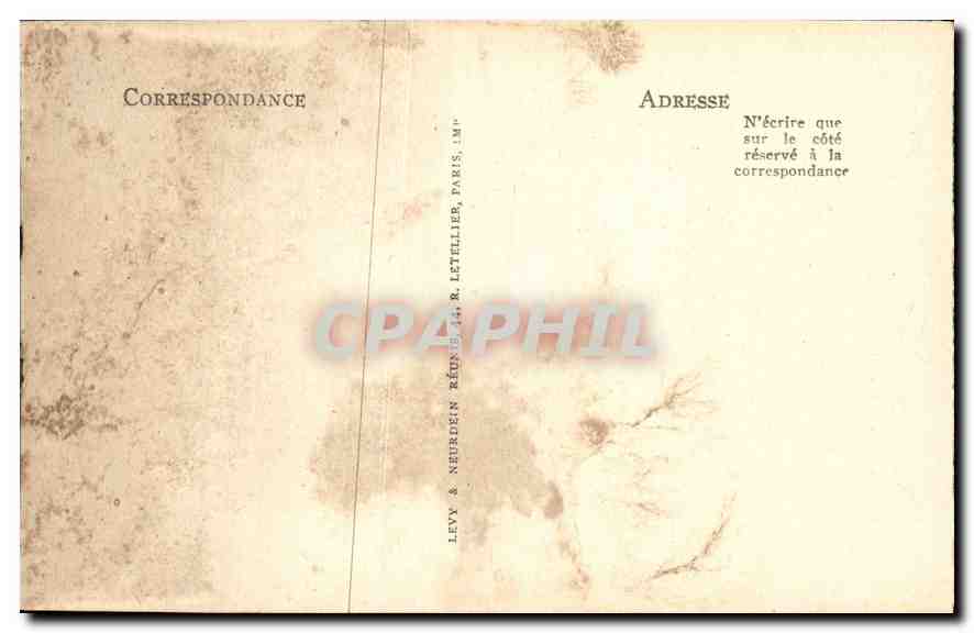 CPA Valence avenue Gambetta et Crussol  — Rückseite