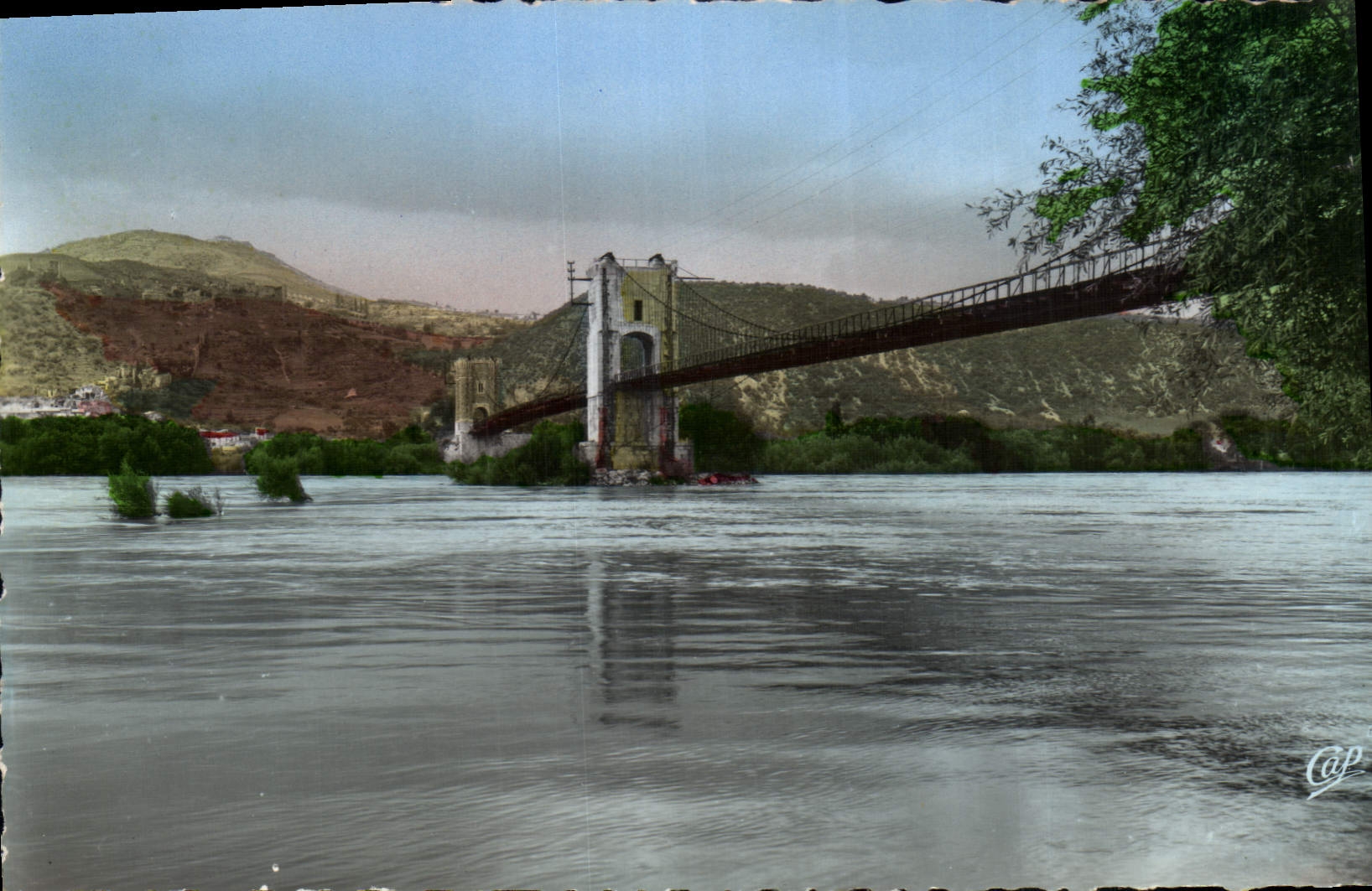 Le Pont de Rochemaure — Montélimar, Provence — Cie des Arts Photomécaniques