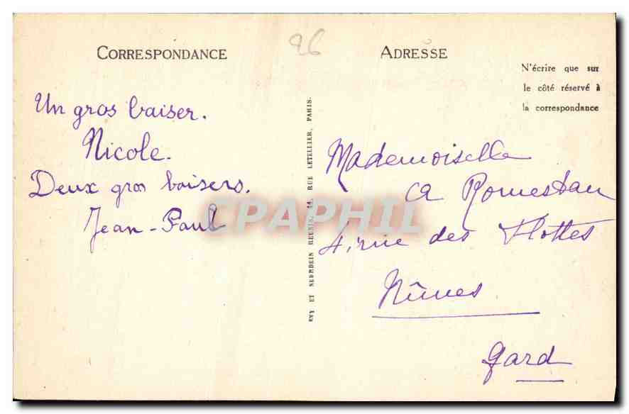 CPA Valence vue generale le Rhone et Rochers de Crussol  — Rückseite