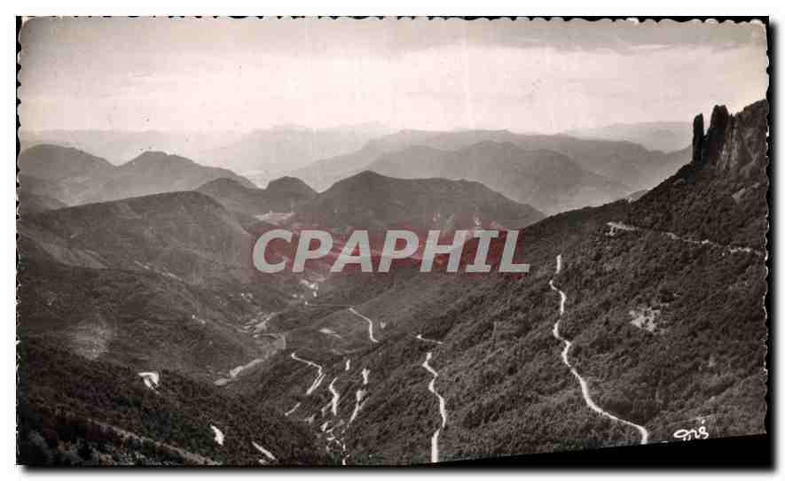 Les Belles Alpes Françaises — Vue panoramique prise du Col du Rousset — Édition d'Art Grenoble