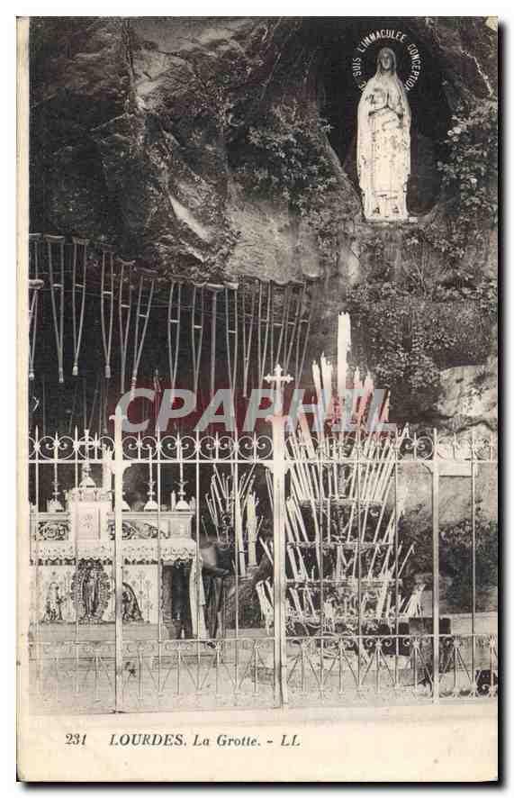 CPA Lourdes La Grotte 