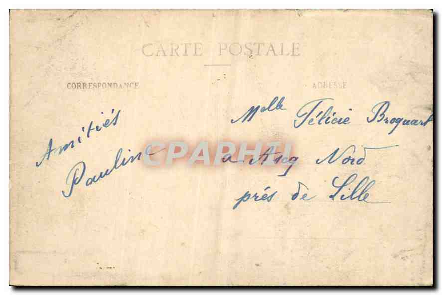 CPA Les Pyrenees Lourdes le Chateau Fort  — Verso