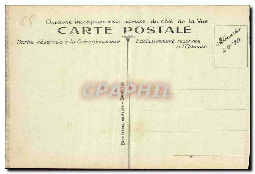 CPA Gavarnie Le Chaos  — Verso