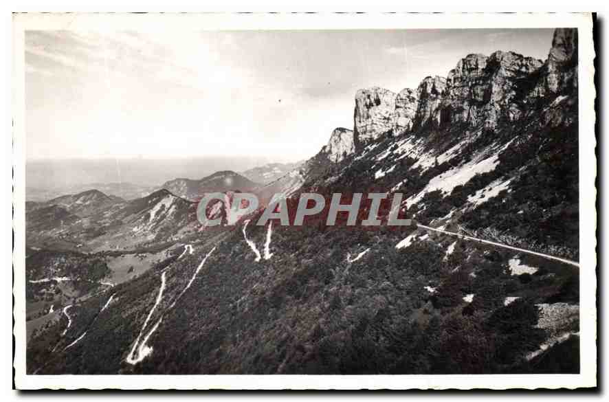 Léoncel (Drôme) — Col de Tournial (alt. 1145 m.) — Vue des Lacets — éditeur CPAPHIL