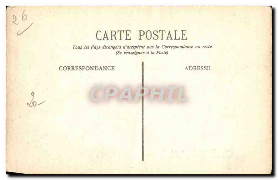 CPA Dauphine Le Vercors Route des Grands Goulets  — Rückseite