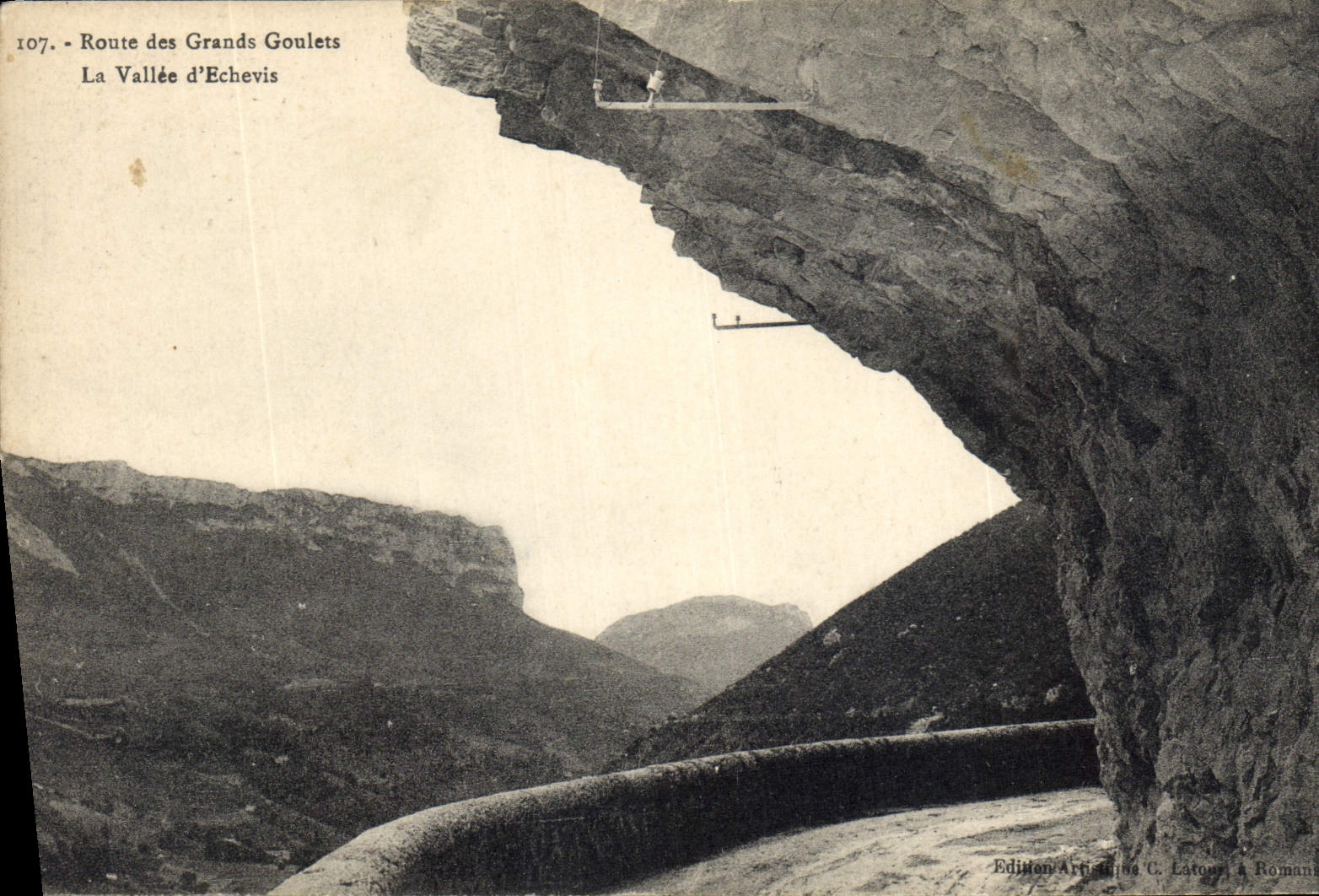 Route des Grands Goulets — La Vallée d'Echevis — Édition Artistique C. Latone, A. Roman