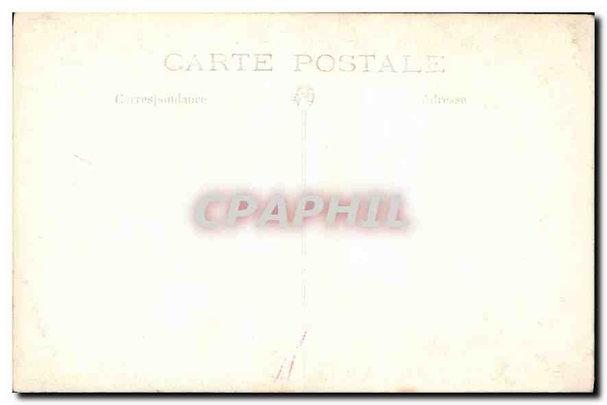CARTE PHOTO Personnages — Rückseite