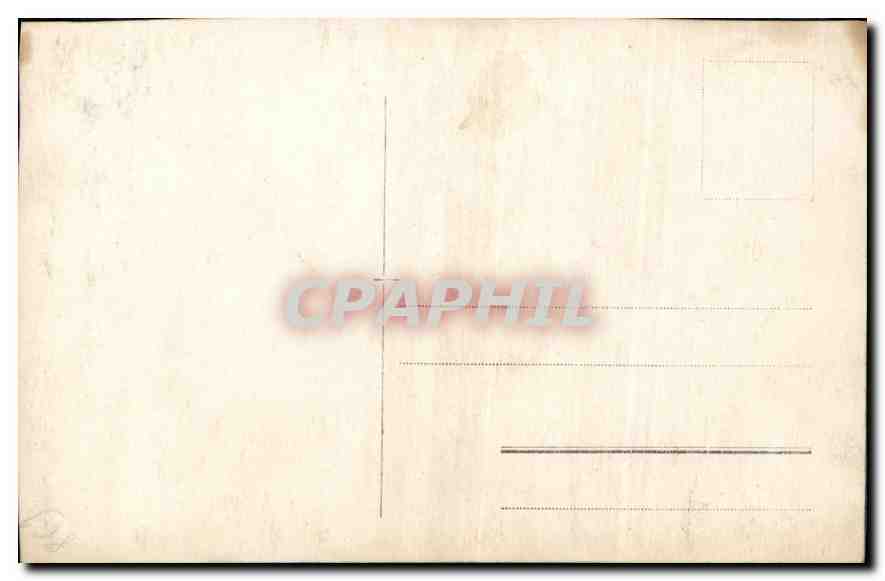 CARTE PHOTO Femme — Verso