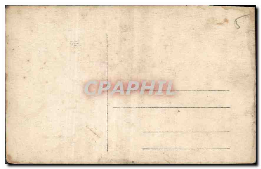 CARTE PHOTO Femme — Verso