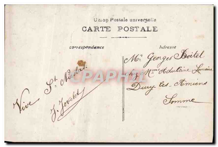 CPA Cueillies pour vous Enfant Fleurs — Rückseite