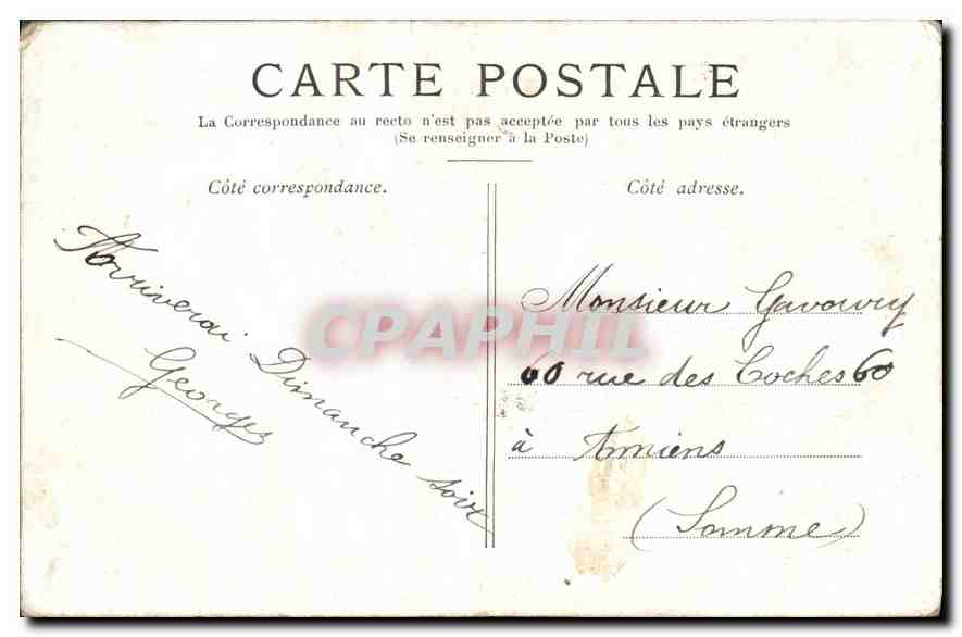 CPA Betharram Montee du Calvaire  — Rückseite