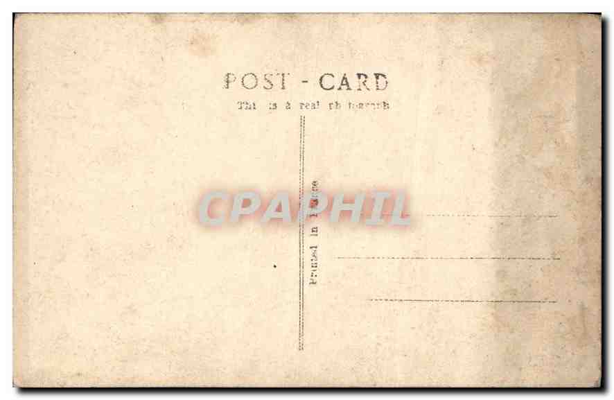 CPA Femme — Verso