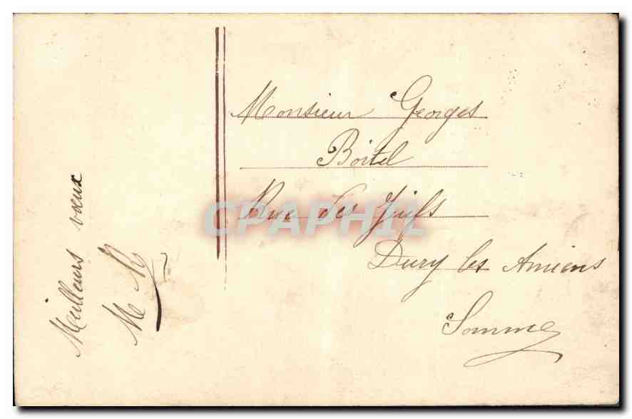 CPA Bonne fete Femme — Rückseite