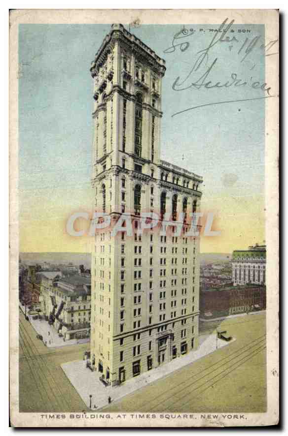 CPA Times Building at Times Square New York 