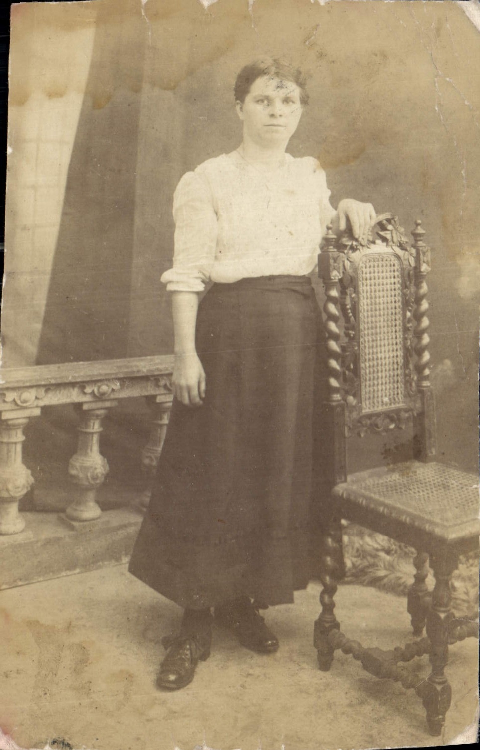 CARTE PHOTO Femme