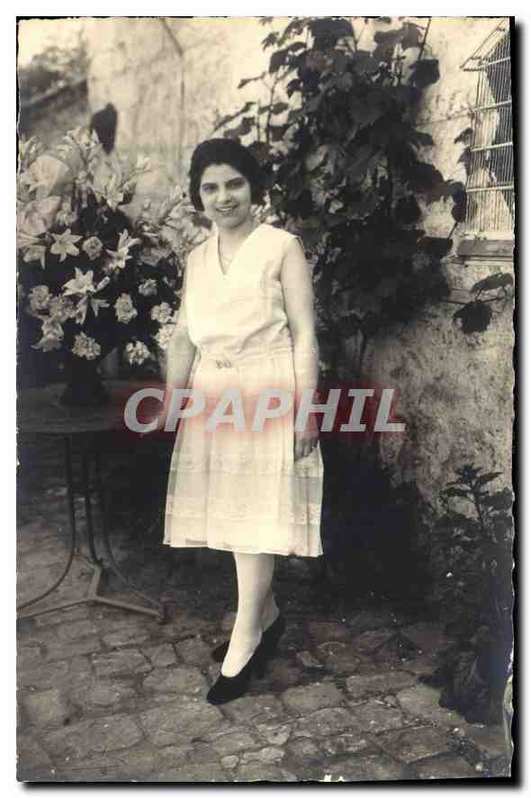 CARTE PHOTO Femme