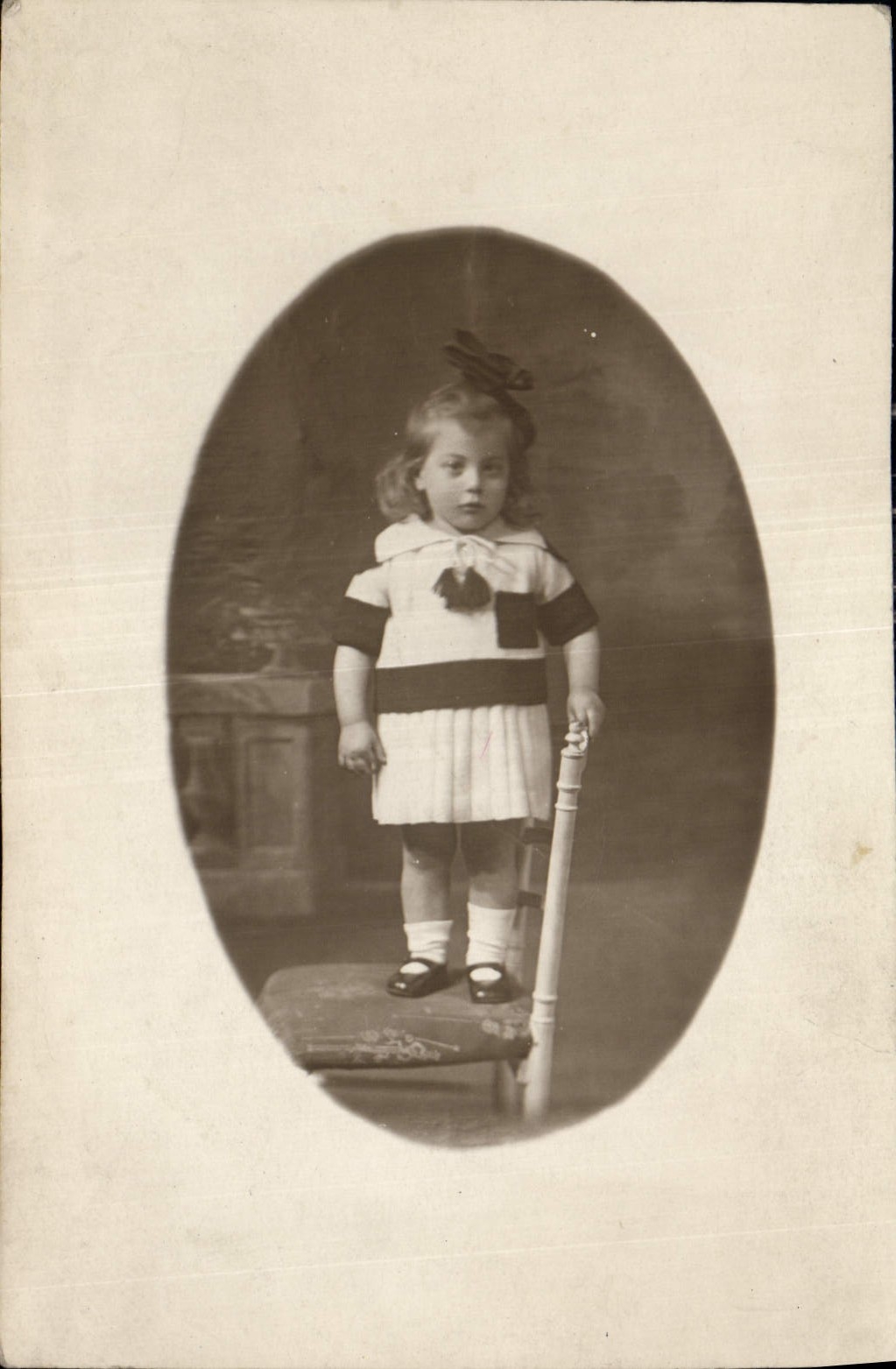 CARTE PHOTO Enfant Bebe