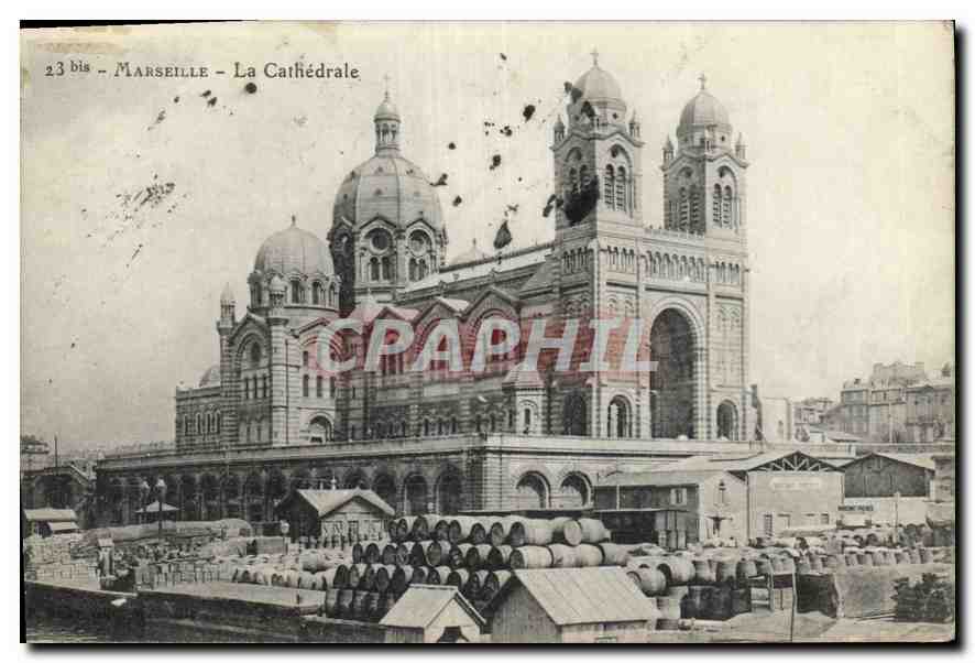 CPA Marseille La Cathedrale 