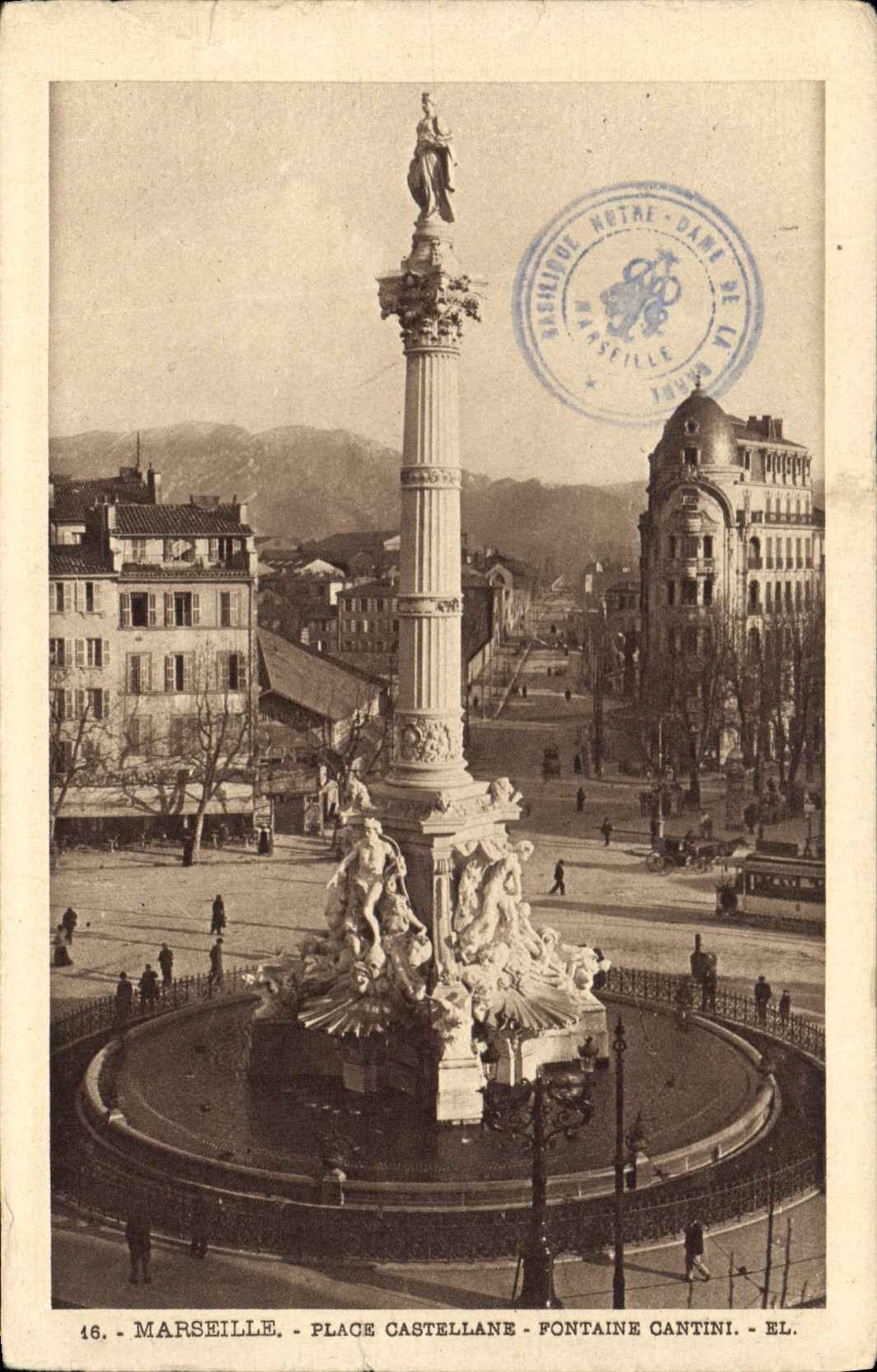 Marsella - Plaza Castellane - Fuente Cantini — Editor EL, n°16